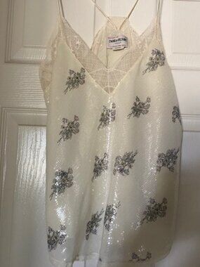 Zadig & Voltaire sequin camisole